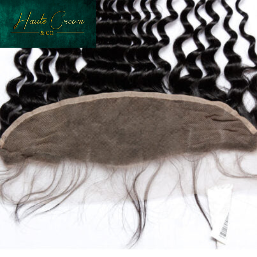 13×4 Lace Frontal Transparent Lace Deep Wave