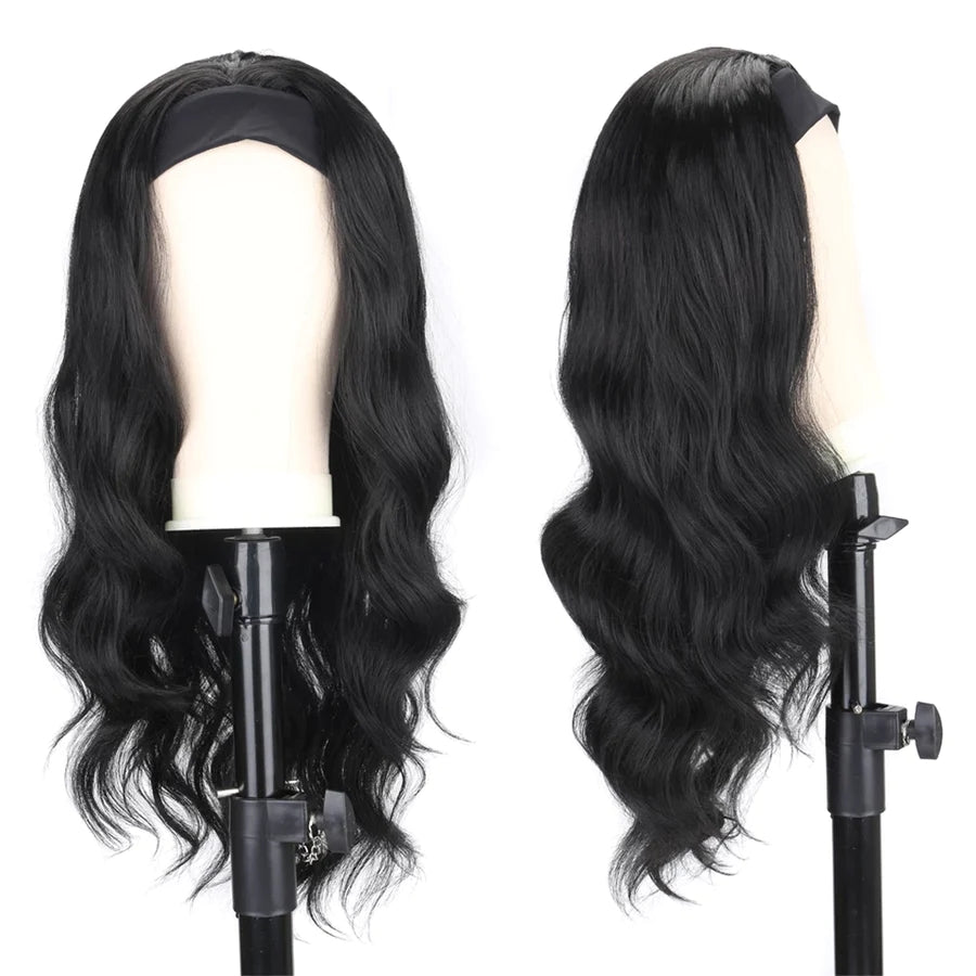 250% Density Glueless Body Wave Headband Wig Human Hair Wigs Virgin Hair Headband Wig