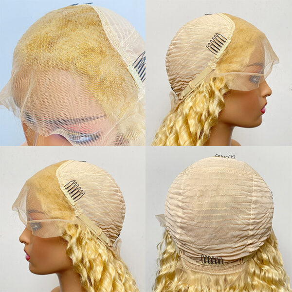 613 Color 13×4 Lace Frontal Wig Deep Wave Wigs
