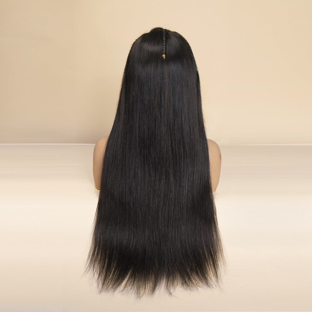 Haute Crown & Co Hair no Knots Straight Wig 5x9 HD Lace 100% Human Hair Wig