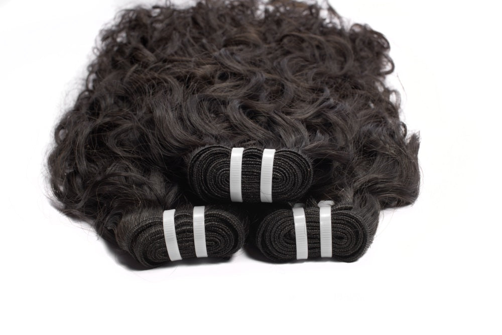 Haute Crown & Co. Human Raw Hair Bundle Water Wave Hair Extension