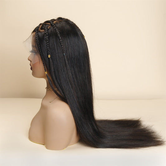 Haute Crown & Co Hair no Knots Straight Wig 5x9 HD Lace 100% Human Hair Wig