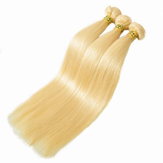 613 Blonde Straight Hair 3 Bundle Deals
