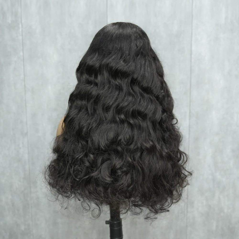 Haute Crown & Co. Tiny Knots 5x5 HD Lace Wand Curl Wig 100% Human Hair Wig
