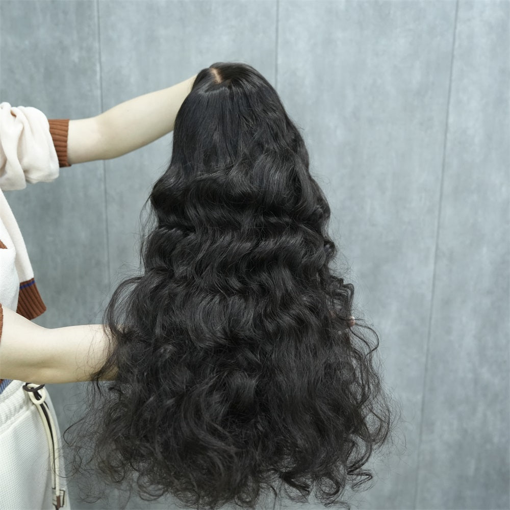 Haute Crown & Co. Tiny Knots 5x5 HD Lace Wand Curl Wig 100% Human Hair Wig