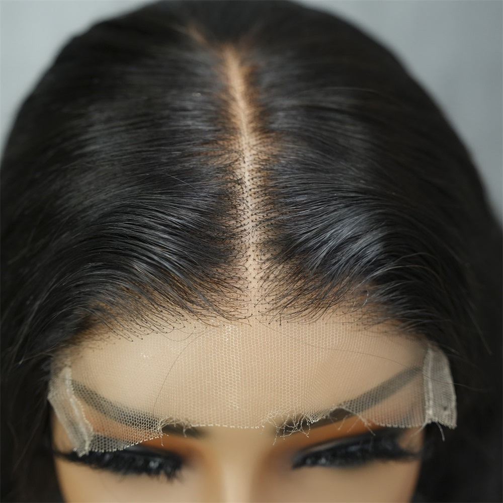 Haute Crown & Co. Tiny Knots 5x5 HD Lace Wand Curl Wig 100% Human Hair Wig